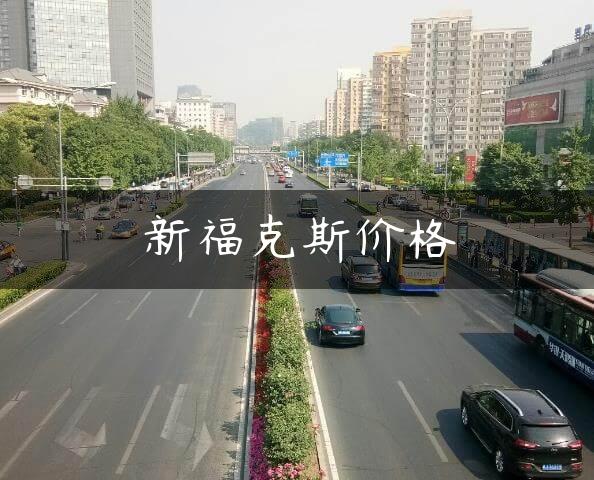 新福克斯价格