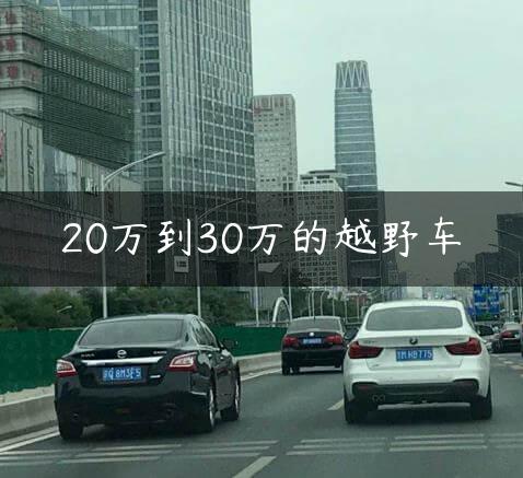 20万到30万的越野车