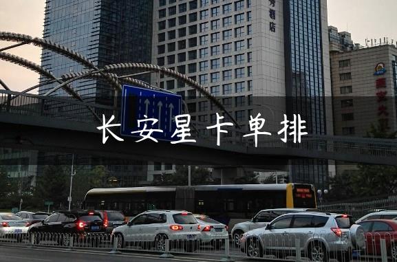 长安星卡单排