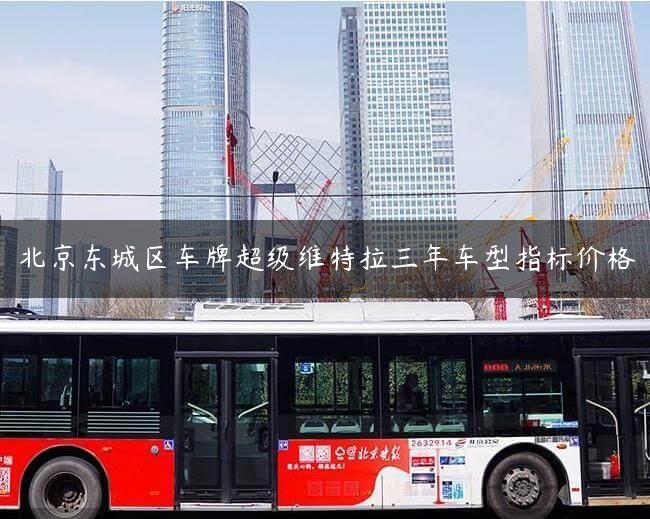 北京东城区车牌超级维特拉三年车型指标价格