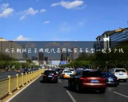 北京X区京牌现代名图私家车车型一般多少钱