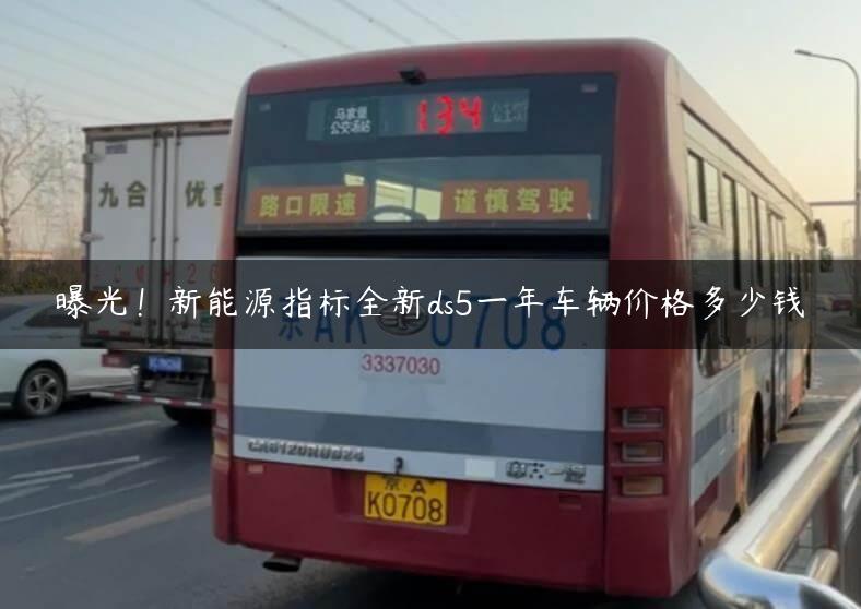 曝光！新能源指标全新ds5一年车辆价格多少钱