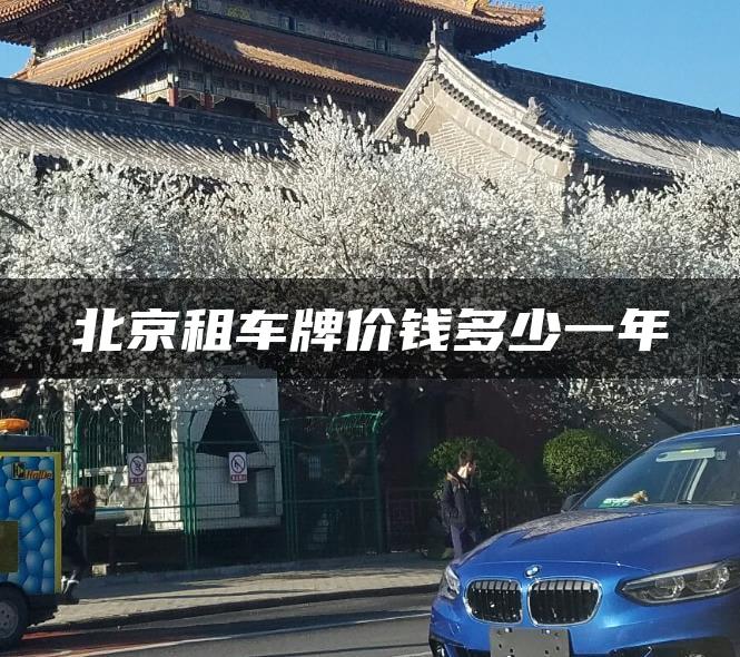 北京租车牌价钱多少一年