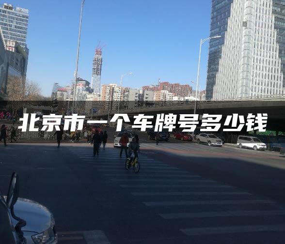 北京市一个车牌号多少钱
