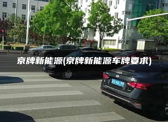 京牌新能源(京牌新能源车牌要求)