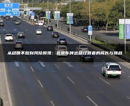 从稳赚不赔到风险频现：北京车牌出租经营者的成长与挑战