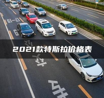 2021款特斯拉价格表