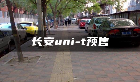 长安uni-t预售