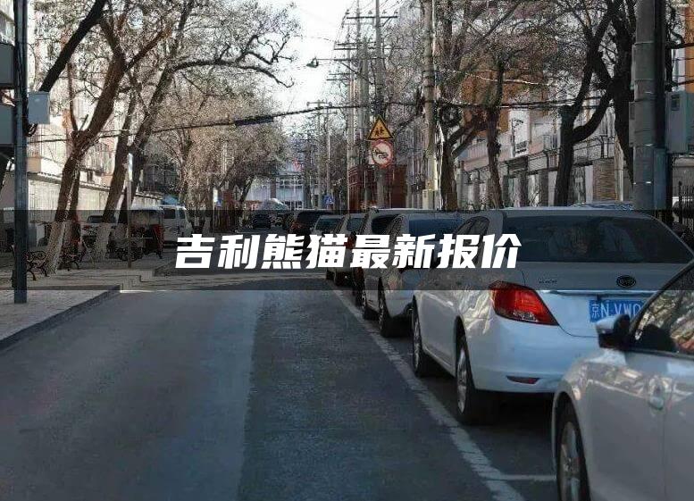 吉利熊猫最新报价