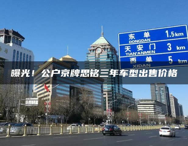 曝光！公户京牌思铭三年车型出售价格