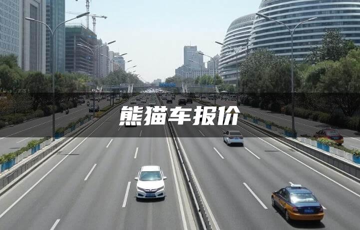 熊猫车报价