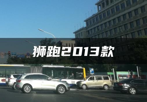 狮跑2013款