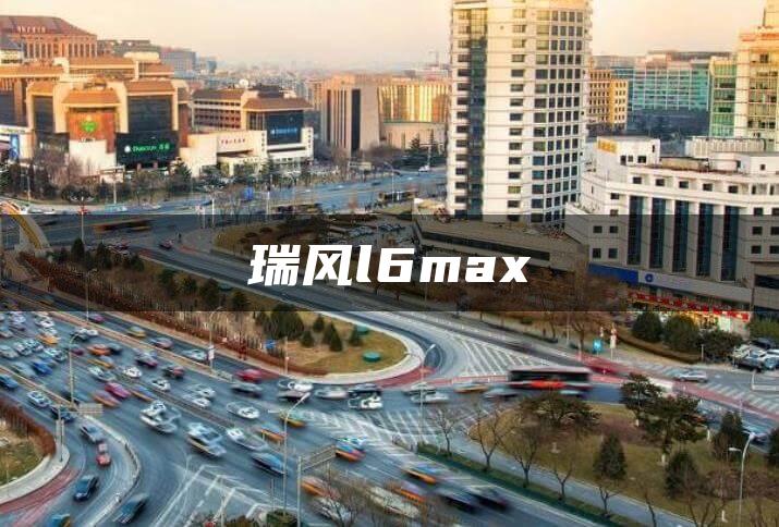 瑞风l6max