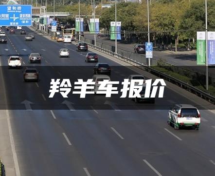 羚羊车报价