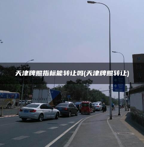 天津牌照指标能转让吗(天津牌照转让)