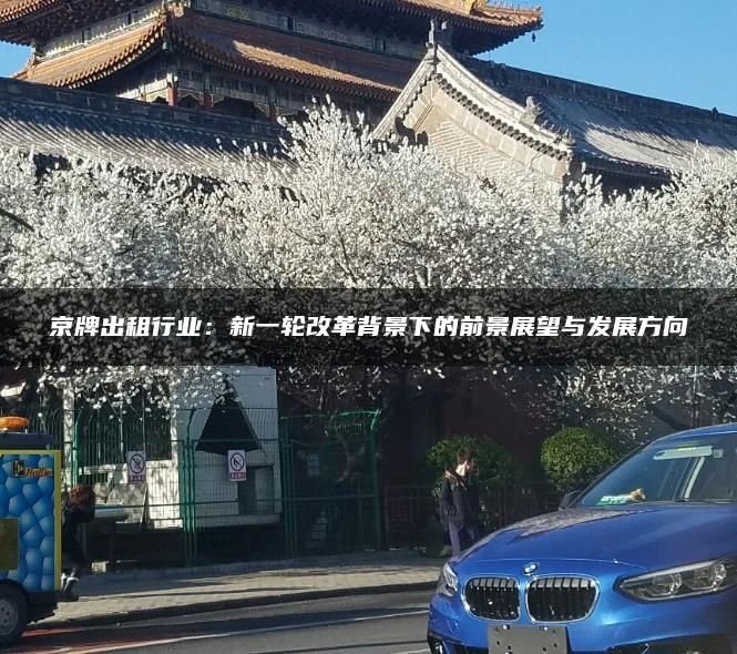 京牌出租行业：新一轮改革背景下的前景展望与发展方向