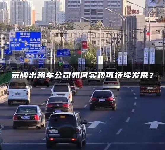 京牌出租车公司如何实现可持续发展？