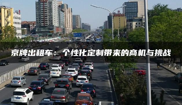 京牌出租车：个性化定制带来的商机与挑战