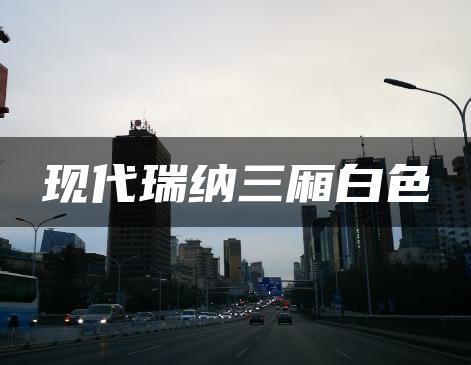 现代瑞纳三厢白色