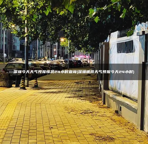 深圳今天天气预报情况24小时查询(深圳横岗天气预报今天24小时)
