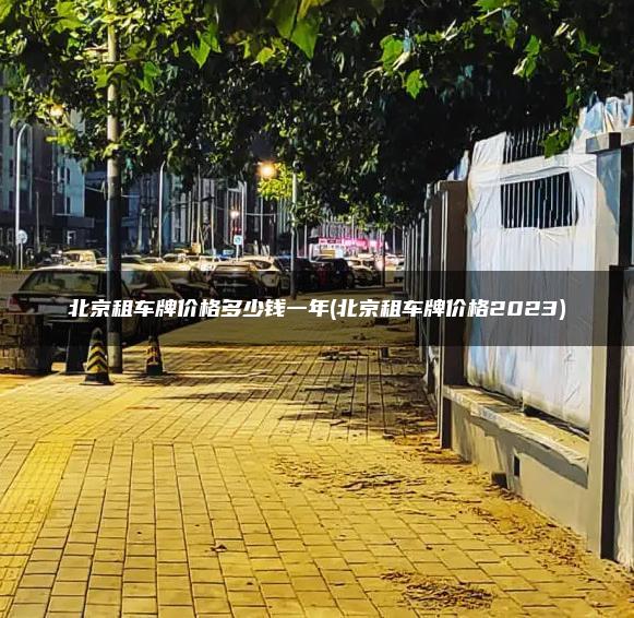 北京租车牌价格多少钱一年(北京租车牌价格2023)