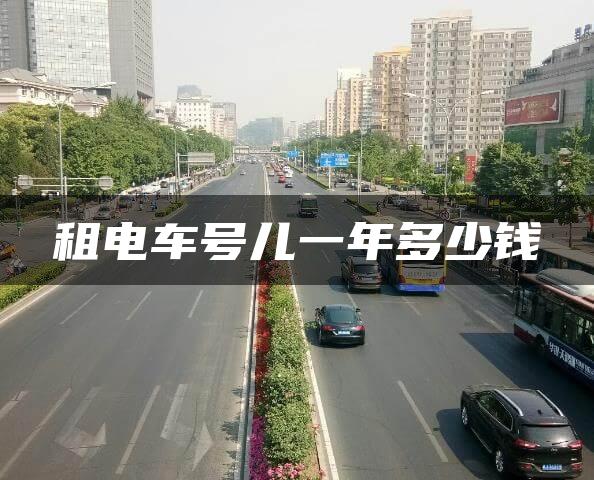 租电车号儿一年多少钱