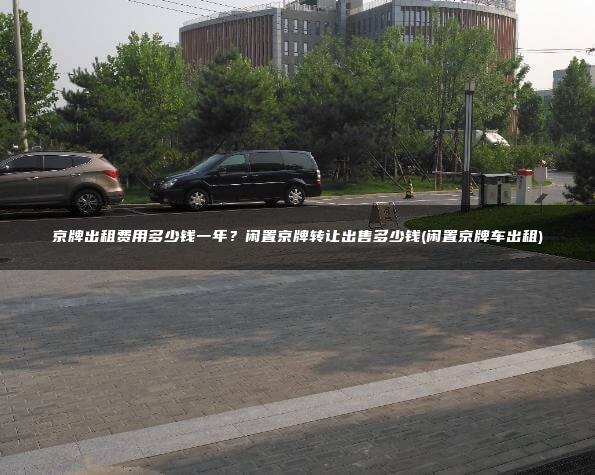 京牌出租费用多少钱一年？闲置京牌转让出售多少钱(闲置京牌车出租)