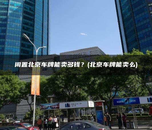 闲置北京车牌能卖多钱？(北京车牌能卖么)