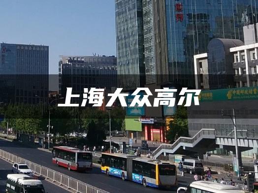 上海大众高尔
