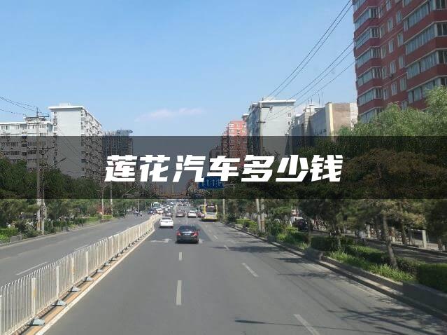 莲花汽车多少钱