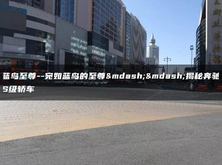蓝鸟至尊–宛如蓝鸟的至尊——揭秘奔驰S级轿车