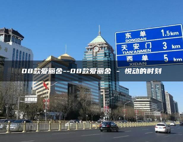 08款爱丽舍–08款爱丽舍 – 悦动的时刻