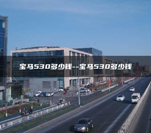 宝马530多少钱–宝马530多少钱