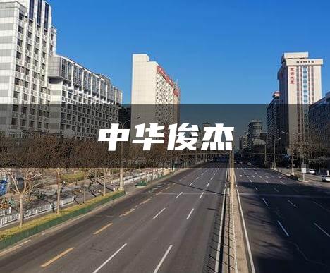 中华俊杰