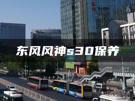 东风风神s30保养