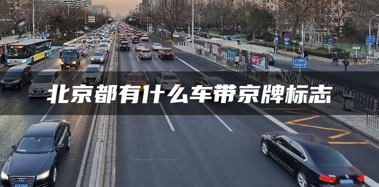 北京都有什么车带京牌标志