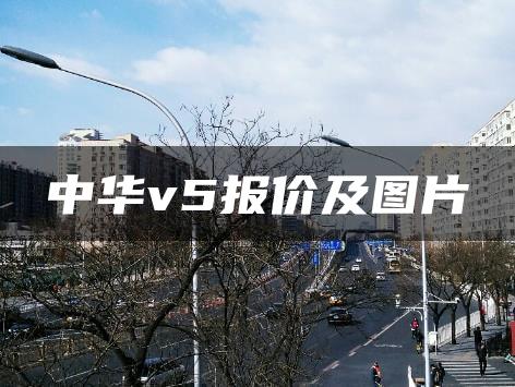 中华v5报价及图片
