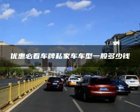 优惠必看车牌私家车车型一般多少钱