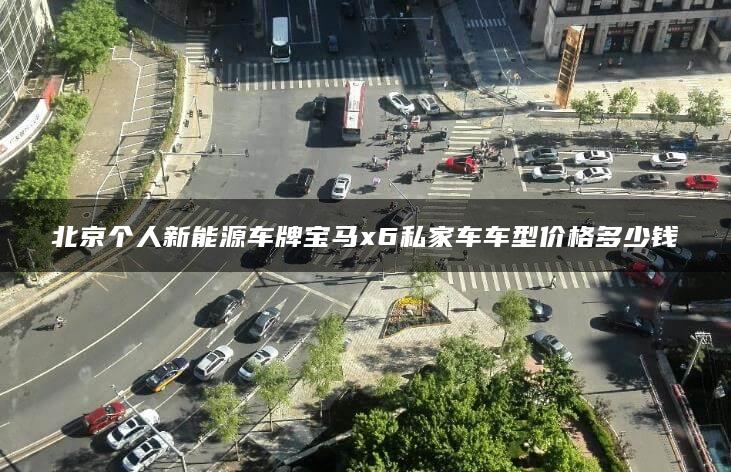 北京个人新能源车牌宝马x6私家车车型价格多少钱