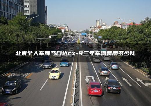 北京个人车牌马自达cx-9三年车辆费用多少钱