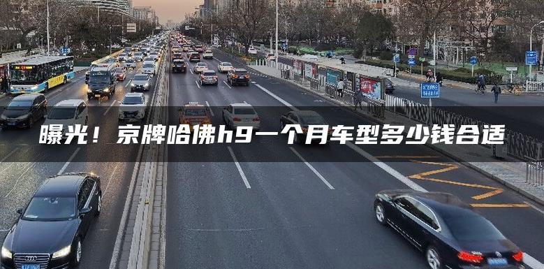 曝光！京牌哈佛h9一个月车型多少钱合适