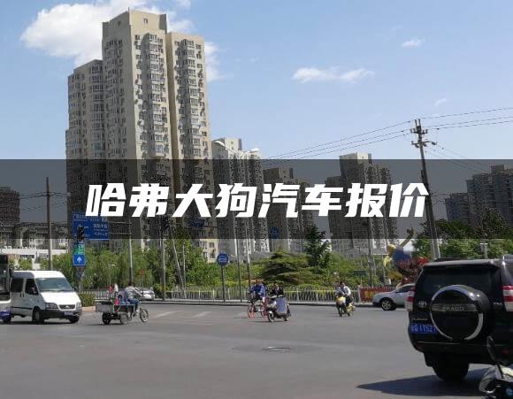 哈弗大狗汽车报价