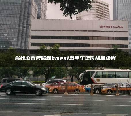 省钱必看牌照新bmwx1五年车型价格多少钱