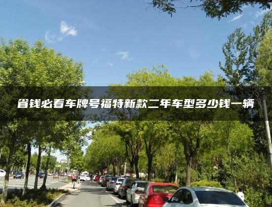 省钱必看车牌号福特新款二年车型多少钱一辆
