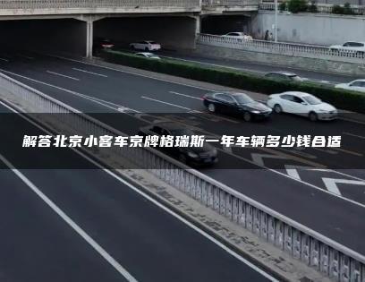 解答北京小客车京牌格瑞斯一年车辆多少钱合适