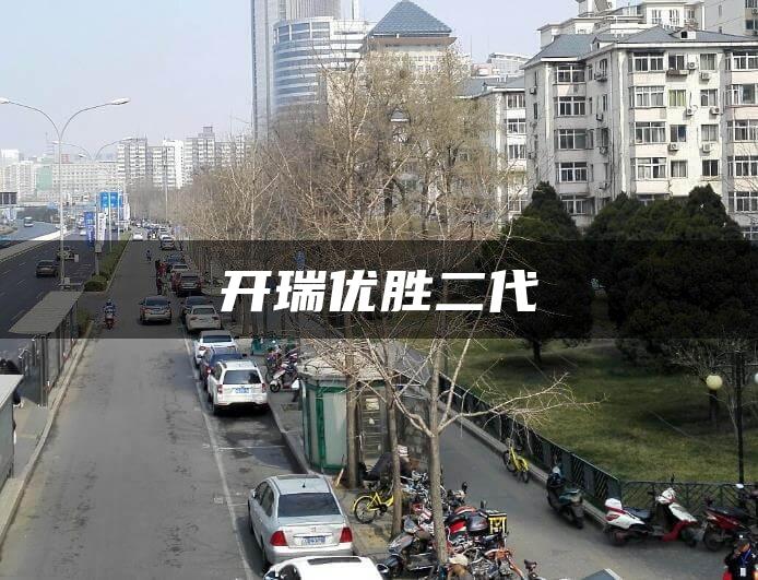 开瑞优胜二代