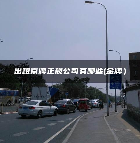 出租京牌正规公司有哪些(金牌）