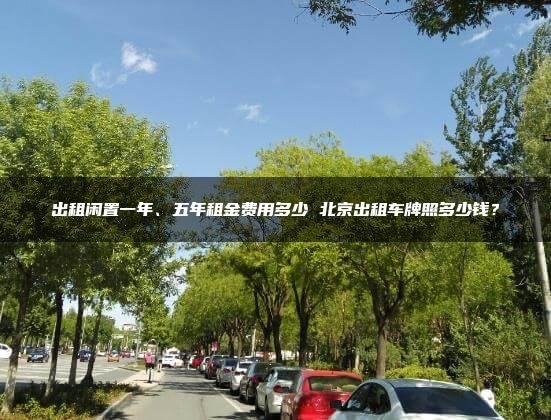 出租闲置一年、五年租金费用多少 北京出租车牌照多少钱？