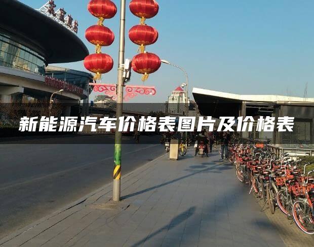 新能源汽车价格表图片及价格表