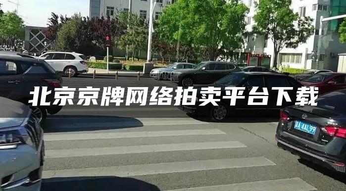 北京京牌网络拍卖平台下载
